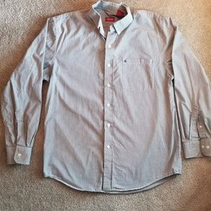 Izod black and white oxford shirt